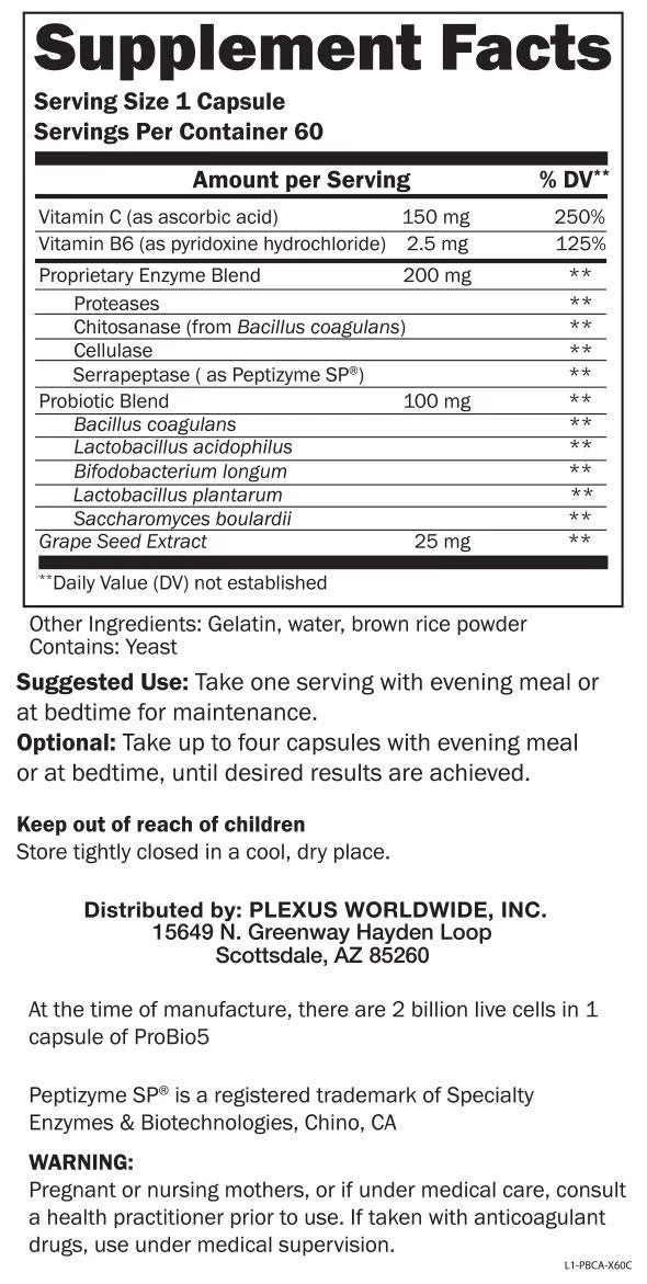 ProBio 5 (60 count) by Plexus