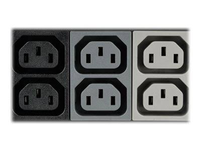 Tripp Lite PDU 3-Phase Metered 240v-230v-220v 11.5kW C13 C19 Vertical 0URM - PDU3XMV6G20