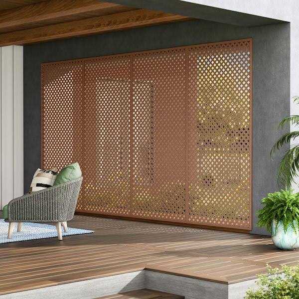 Barrette Outdoor Living 4 ft x 8 ft Privacy Diamond Vinyl Lattice - Shop Hardware Tools Online Store