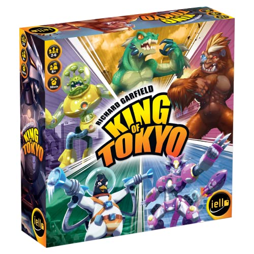 IELLO: King of Monster Island - Strategy Board Game, Sequel of The King of Line, Family Game, Play Cooperatively, Ages 10+, 1-5 Players, 60 Minutes