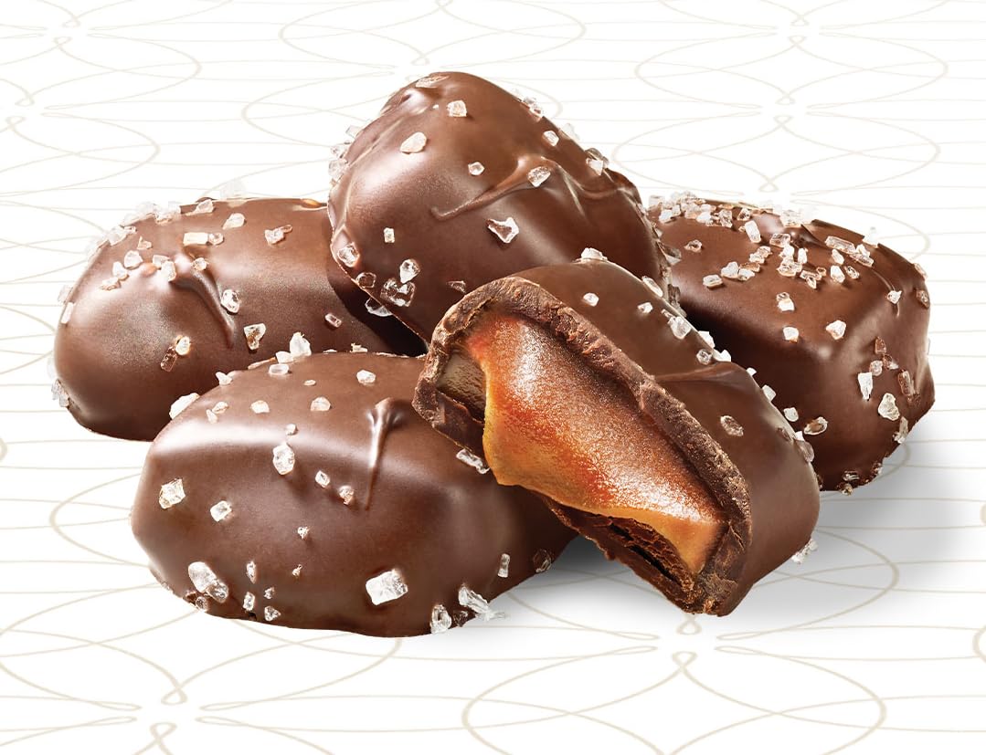 Sanders Dark Chocolate Sea Salt Caramels 3-Pack (3 x 7 oz. pouch)