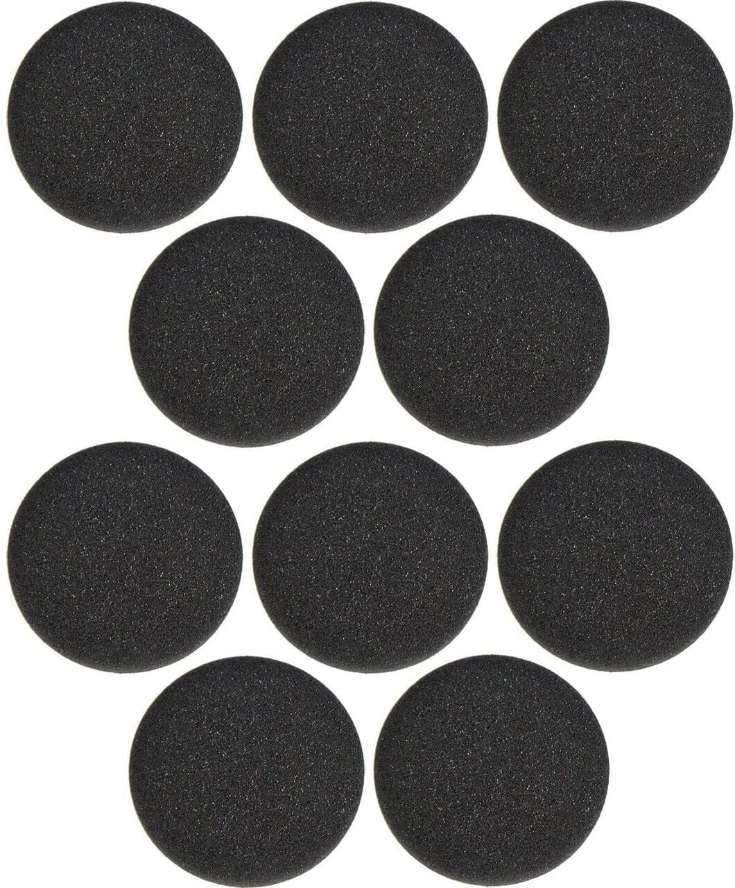 Jabra Evolve 20/30/40/65 Foam Cushion Replacement Kit, 10pc Ear Cushions, by Global Teck #GTW 6500-10