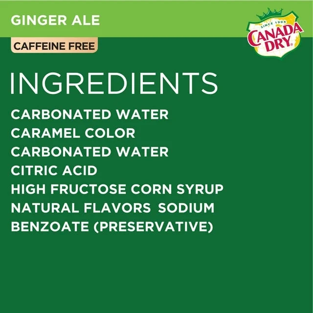 Canada Dry Ginger Ale, 30 pk./7.5 fl. oz