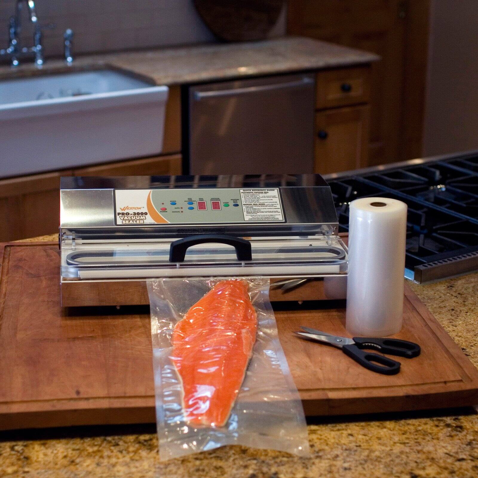 Weston Pro-3000 Stainless Steel Vacuum Sealer, 65-401-W