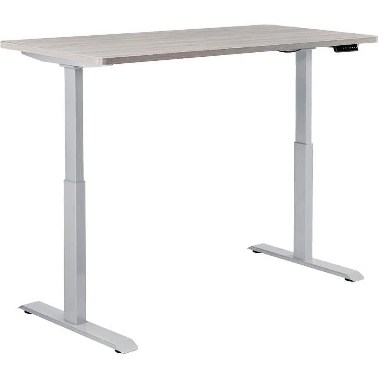 Interion Electric Height Adjustable Table with Gray Base, Gray - 48 x 30 in.