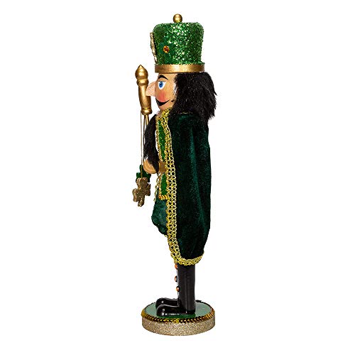 Kurt S. Adler 15-Inch Irish Cape Nutcracker, Multi