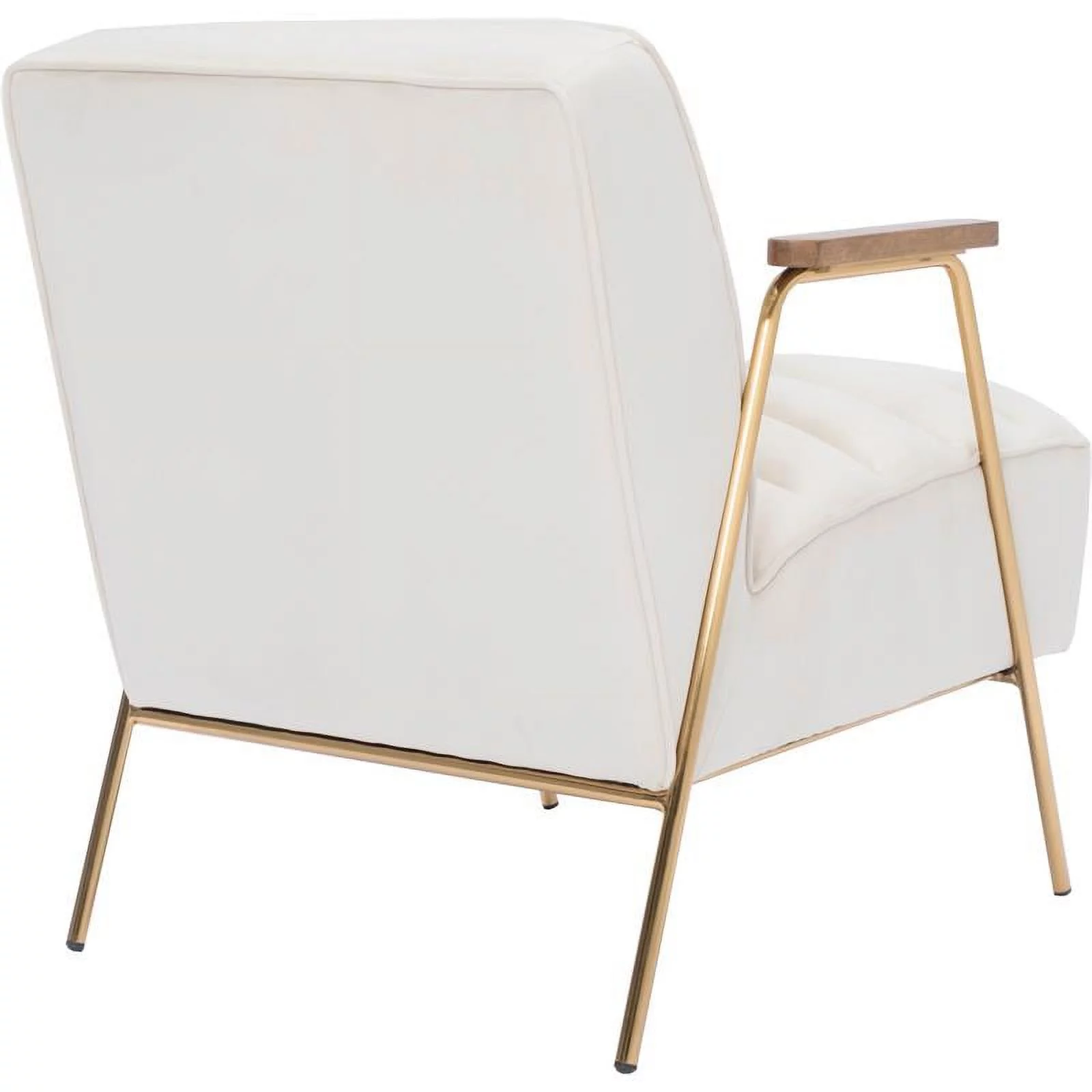 Meridian Furniture Woodford Cream Velvet Accent Chair
