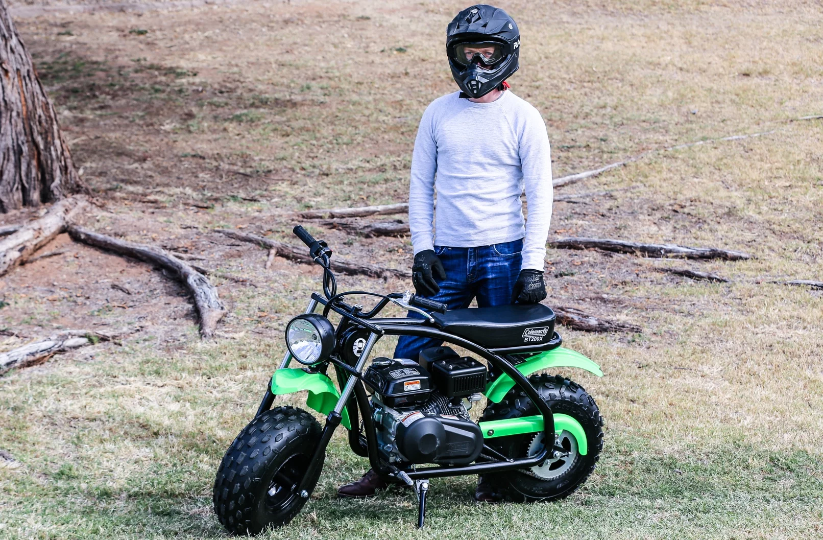 Coleman BT200X-G 196CC Gas Powered Green Mini Bike
