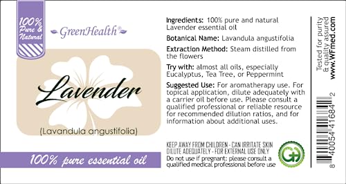 16 fl oz - Peppermint Essential Oil 100% Pure, Uncut, 16 fl oz - GreenHealth