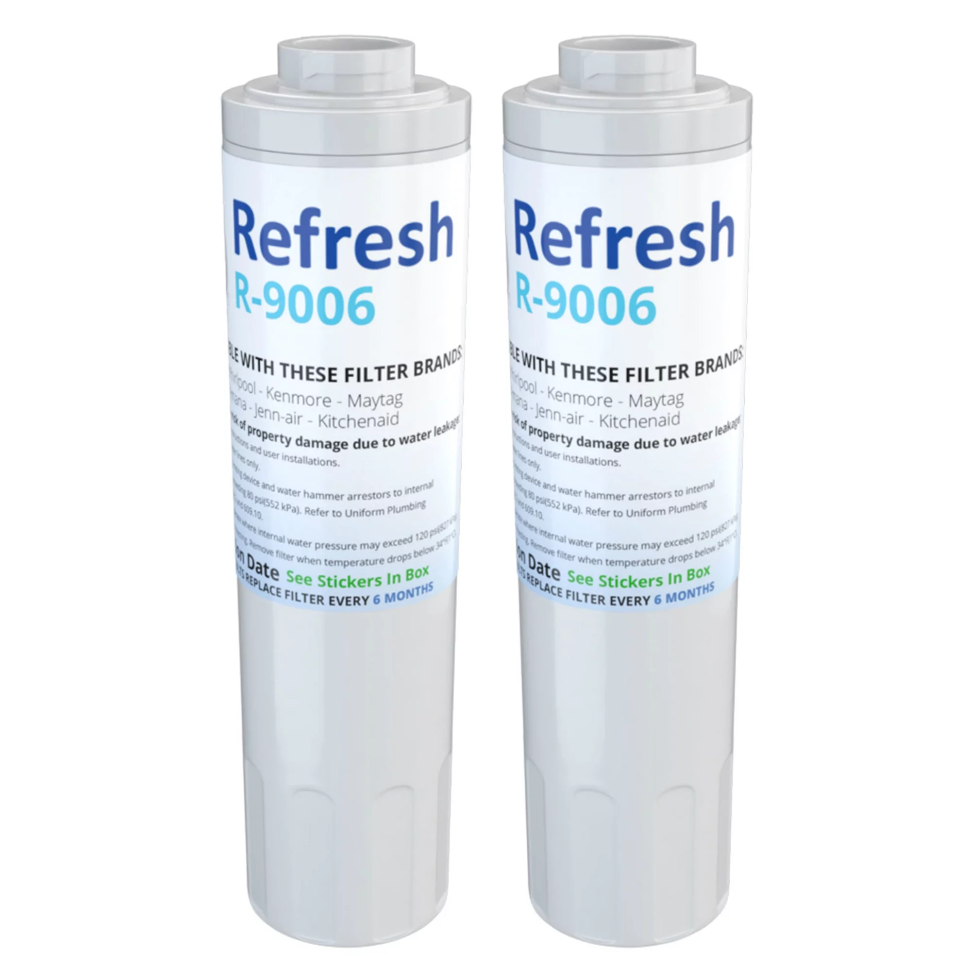 Replacement For GI6FDRXXY02 Refrigerator Water Filter - by Refresh (2 Pack)