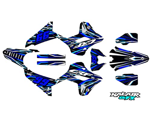 Graphics Kit for Honda CRF300L (2021) Invasion Series Smoke 16 Mil - Dirt Pit Bike Motorcycle Stickers, Dirtbike Racing Automotive Decal Motocross Accessories no-Plastics