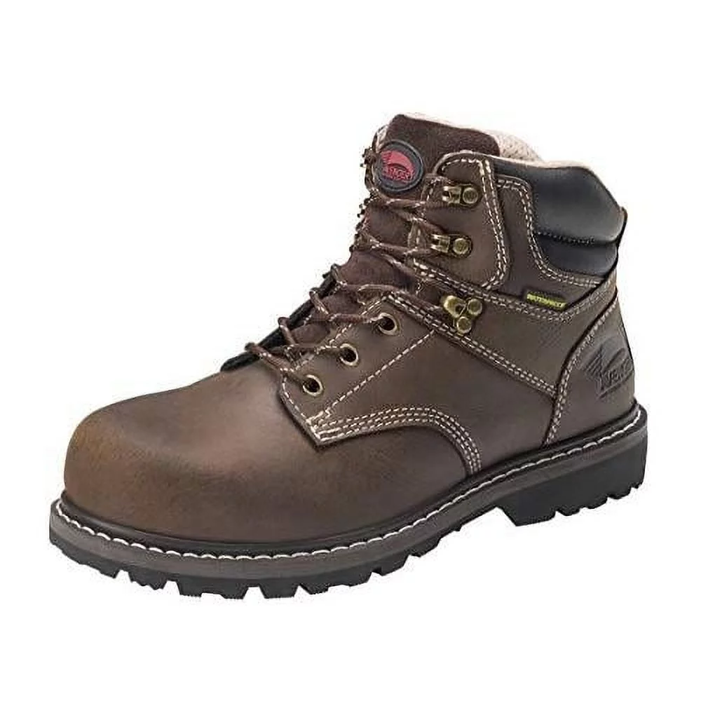 FSI FOOTWEAR SPECIALTIES INTERNATIONAL NAUTILUS Avenger Women's 6-inch Saber Steel Toe Waterproof PR Work Boots Brown -