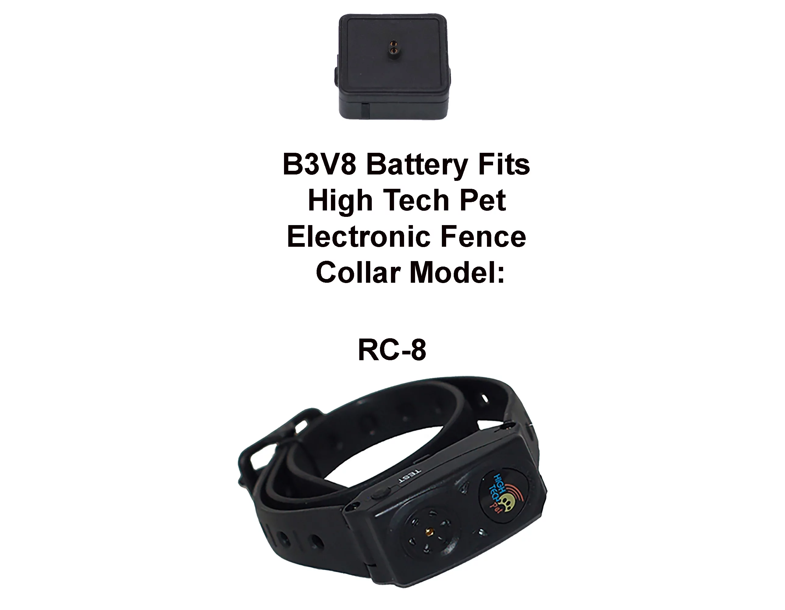 High Tech Pet B-3V8 Collar Battery 6 Pack