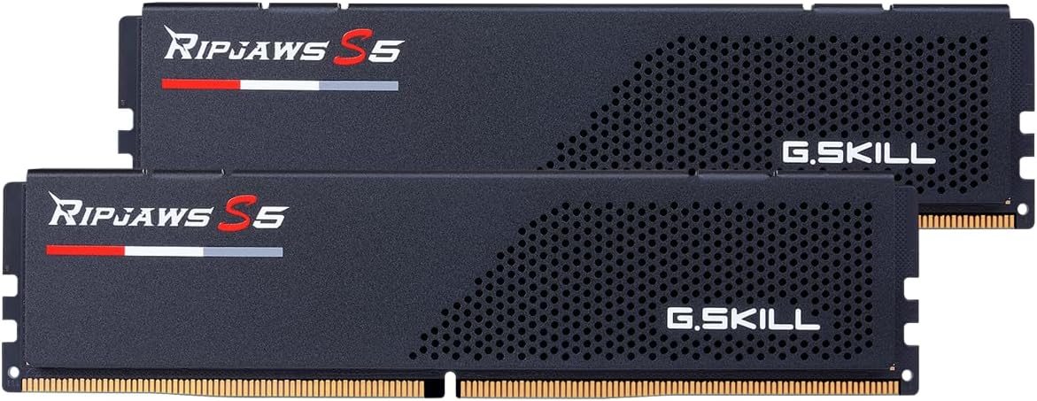 G.SKILL Ripjaws S5 Series 32GB (2 x 16GB) 288-Pin PC RAM DDR5 6600 (PC5 52800) Desktop Memory Model F5-6600J3440G16GX2-RS5K