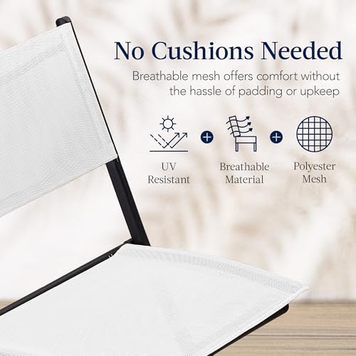 Best Choice Products 3-Piece Patio Bistro Dining Furniture Set w/Glass Tabletop, 2 Folding Chairs, Steel Frame, Polyester Fabric - Gray