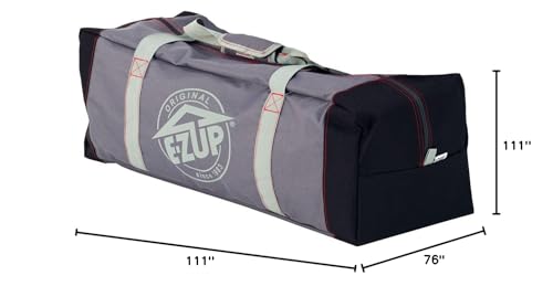 E-Z UP Camping Cube 6.4, Converts 10' Straight Leg Canopy into Camping Tent, Royal Blue (Canopy/Shelter NOT Included)