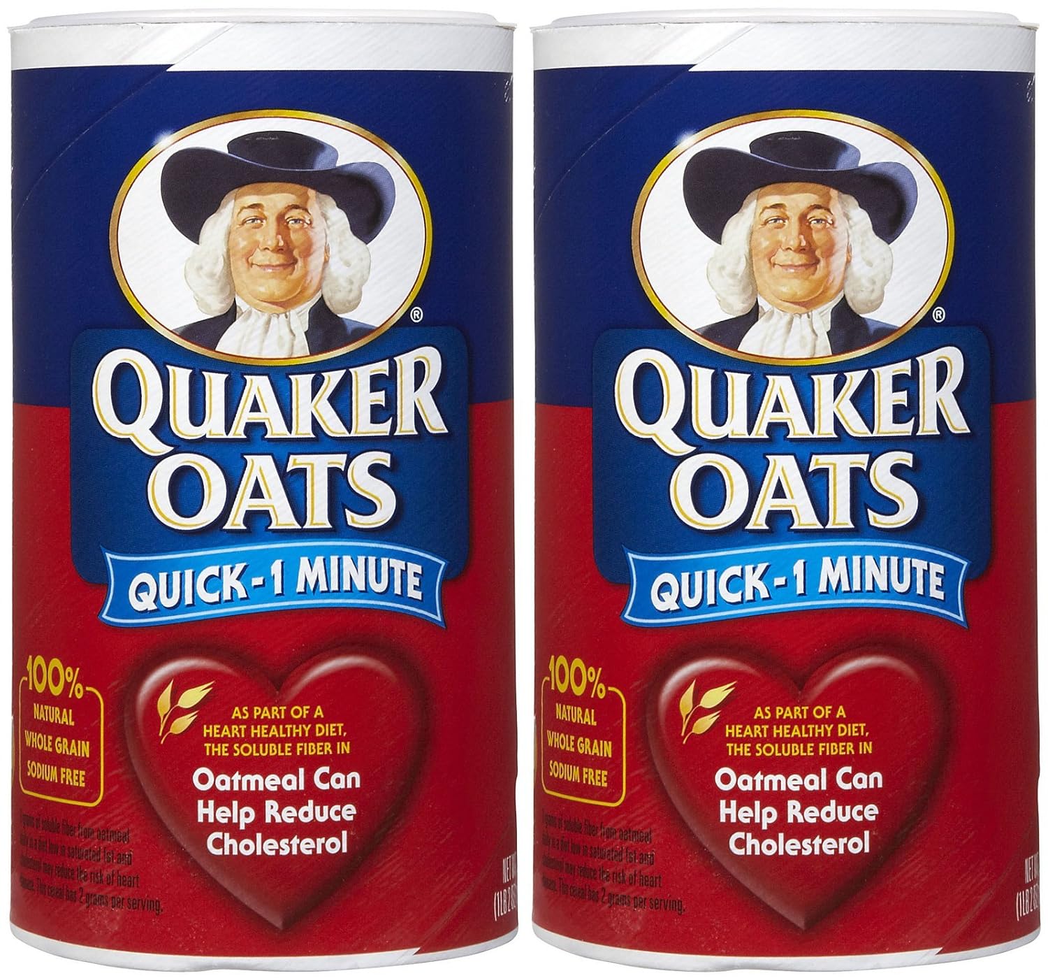 Quaker Standard Oatmeal Quick - 18 oz - 2 pk