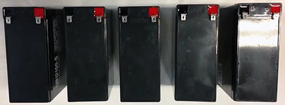 12V 10AH BATTERY ZHEJIANG HAIJIU 6-DFM12A F2 .250 TERMINALS REPLACEMENT - 5 Pack