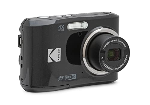 KODAK PIXPRO Friendly Zoom FZ45-BK 16MP Digital Camera with 4X Optical Zoom 27mm Wide Angle and 2.7