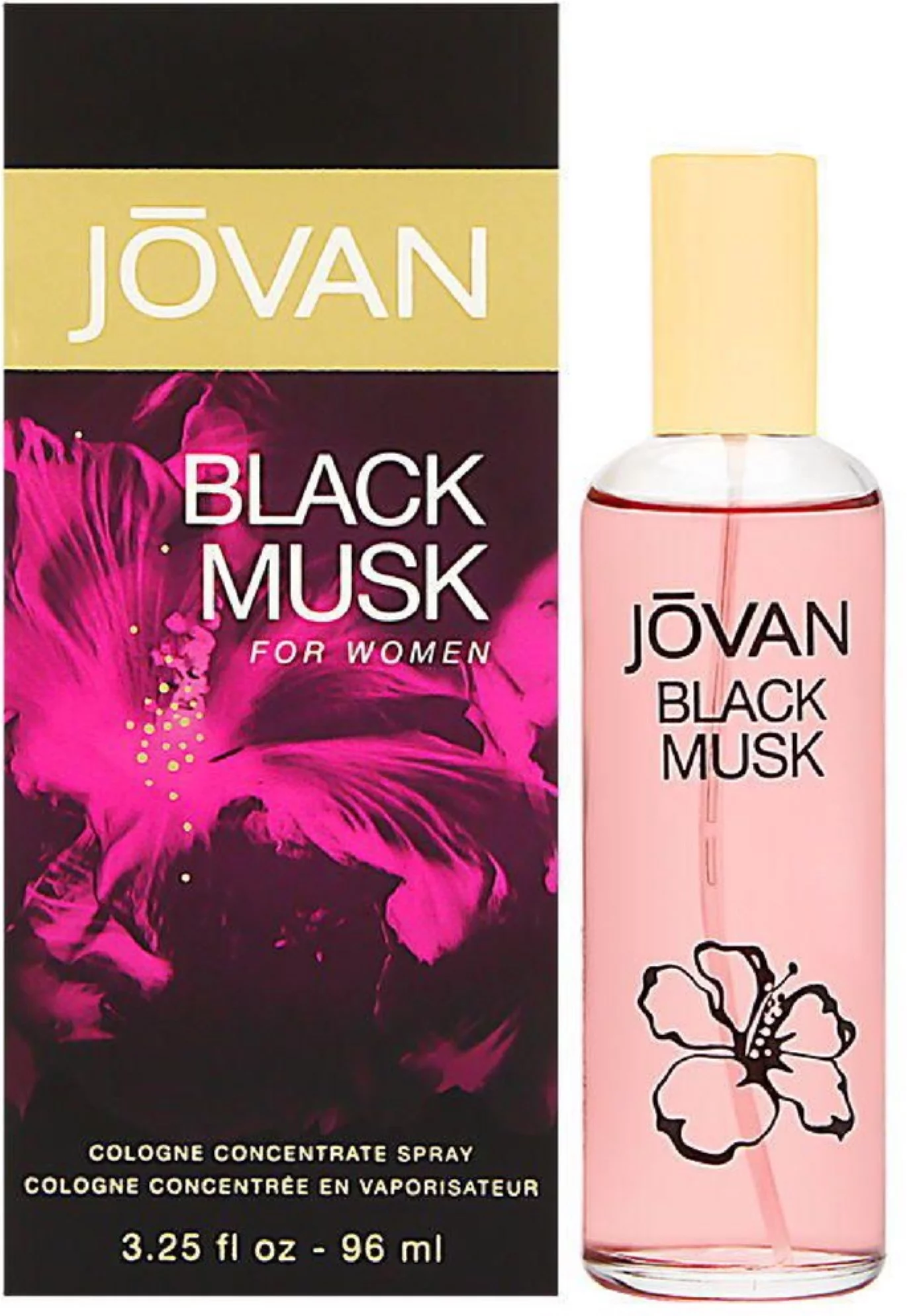 Black Musk By Jovan Cologne Spray For Women 3.25 oz (Pack of 4)