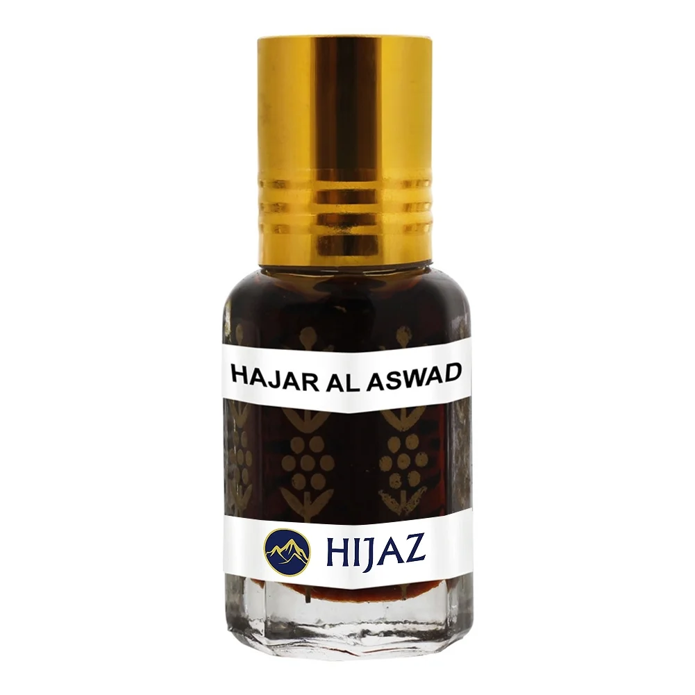 Hijaz Hajar Al Aswad Alcohol Free Scented Oil Attar - 12ML