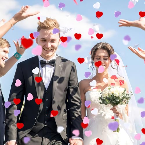 MARFOREVER Christmas Glitter Confetti, Tree Metallic Foil Confetti Party Scatter Red Green Xmas Stars Sequins Sprinkles Table for Winter Christmas Party Supplies Decorations