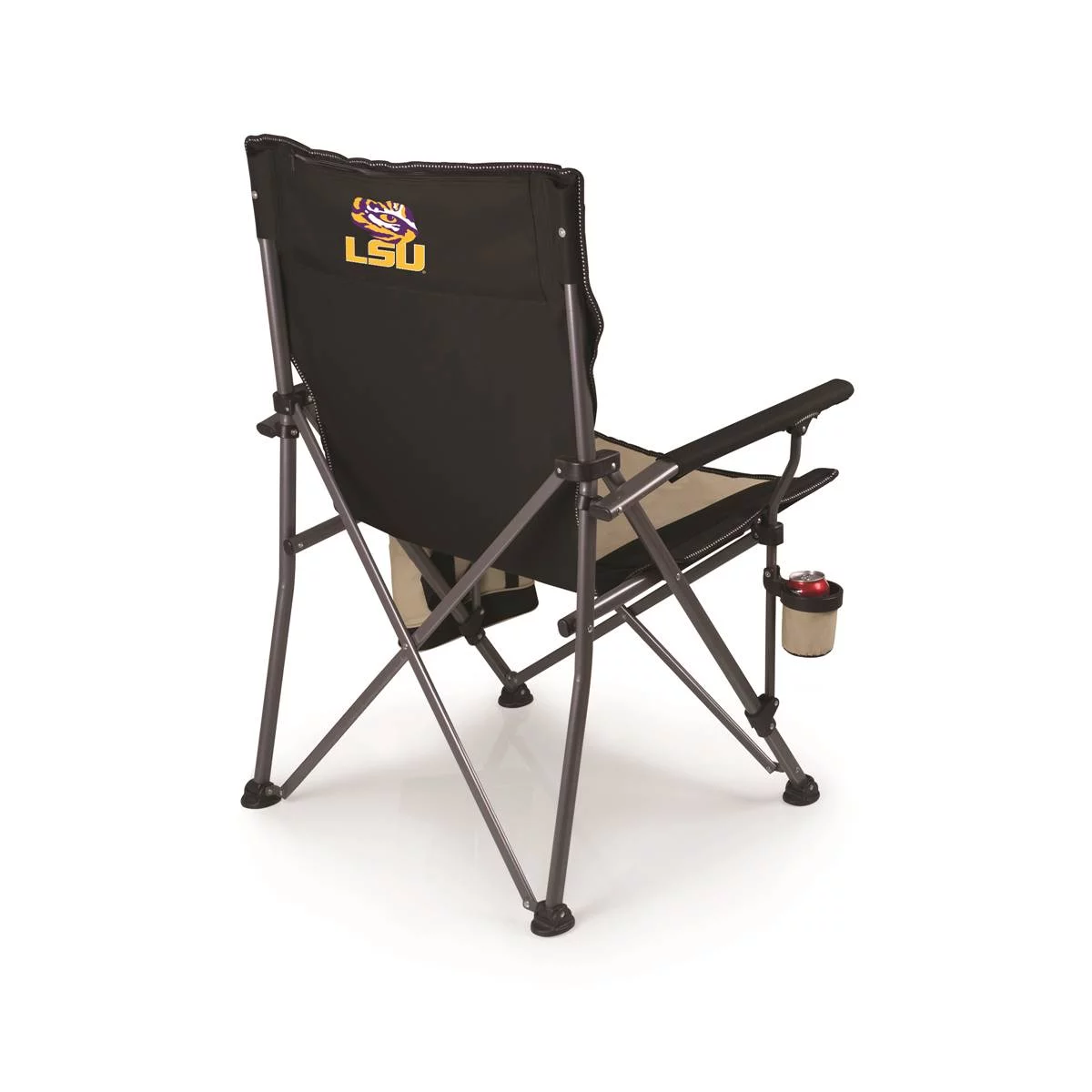 LSU Team Sports Tigers XL Camp Chair with Cooler