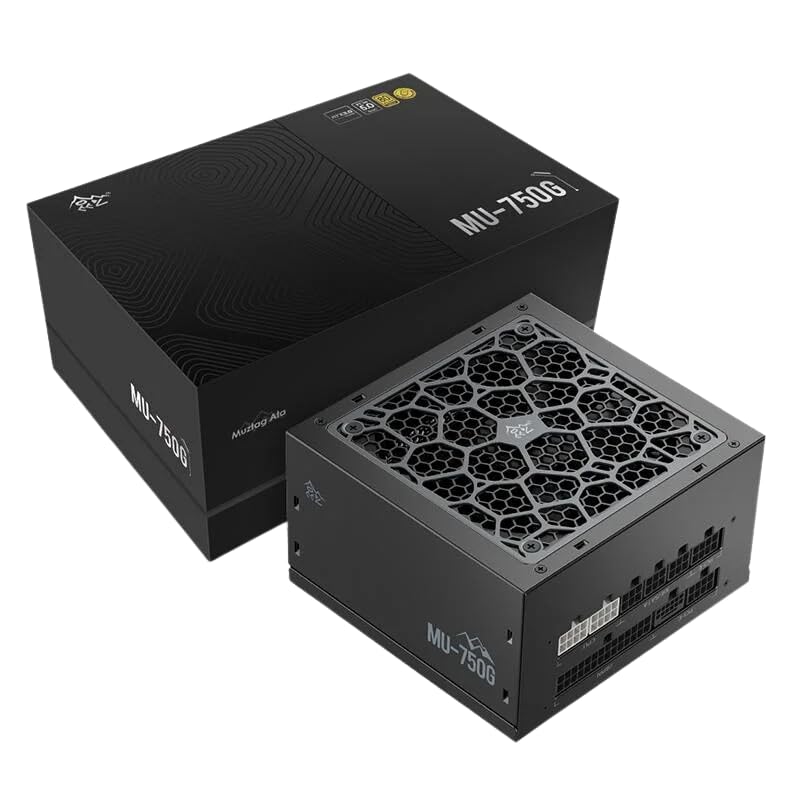 Segotep MU750G 750W Power Supply White 80 Plus Gold ATX 3.0 Gaming PSU for NVIDIA RTX 20/30/40 Series & AMD GPU, 10 Year Warranty