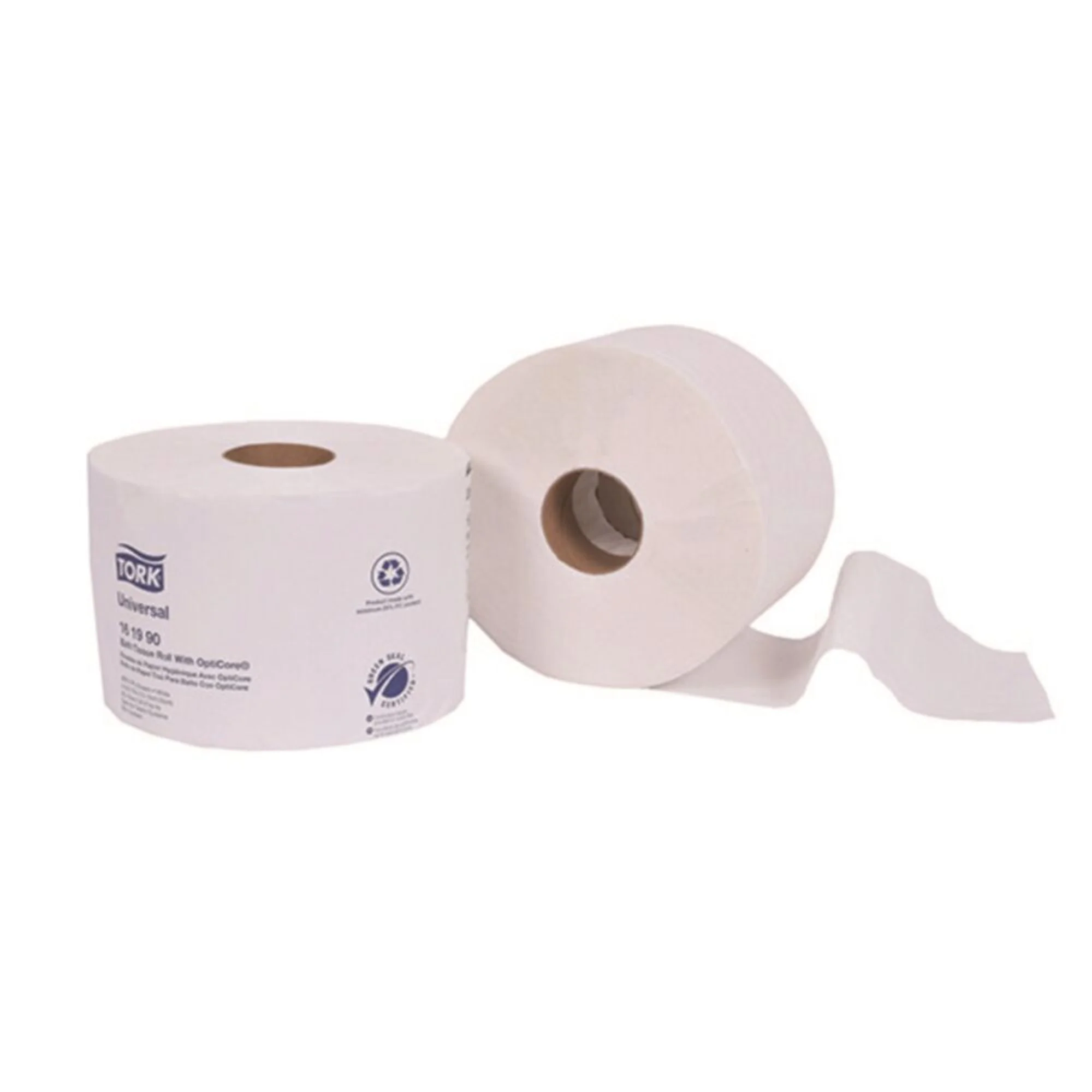 Tork Universal Toilet Paper Roll with OptiCore, Septic Safe, 2-Ply, White, 865 Sheets/Roll, 36/Carton -TRK161990