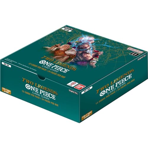 Bandai | One Piece Booster Display - Two Legends (OP-08) | Trading Card Game Display | Ages 6+ | 2 Players | 20-30 Minutes Playing Time