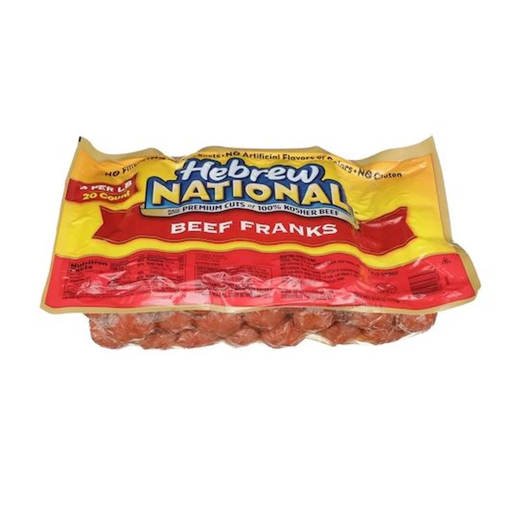 Hebrew National 4:1 Beef Frank, 5 Pound -- 4 per Case.