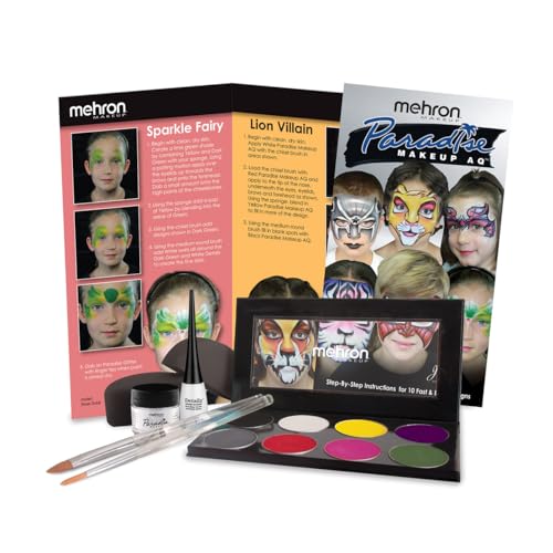 Mehron Makeup Professional Premium Makeup Kit - Paradise Face & Body Paint *