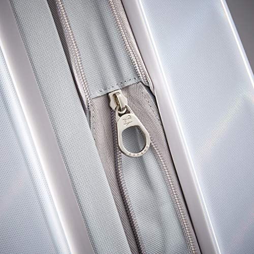 American Tourister Moonlight Hardside Expandable Luggage with Spinner Wheels, Blue Terazzo, 2-Piece Set (20/28)