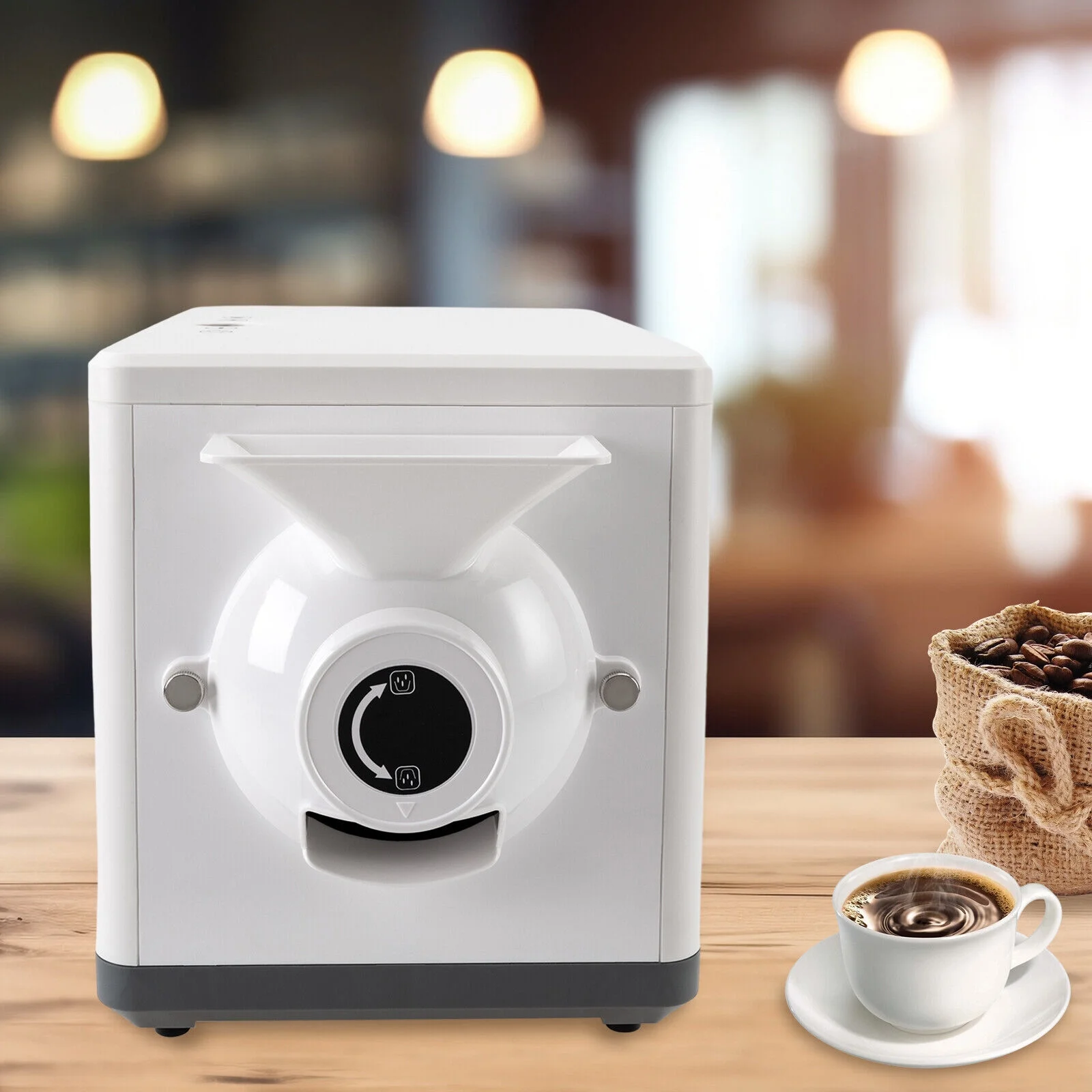 Electric Coffee Bean Roaster Machine 1000g Grain Dry Commercial Roaster 1000W