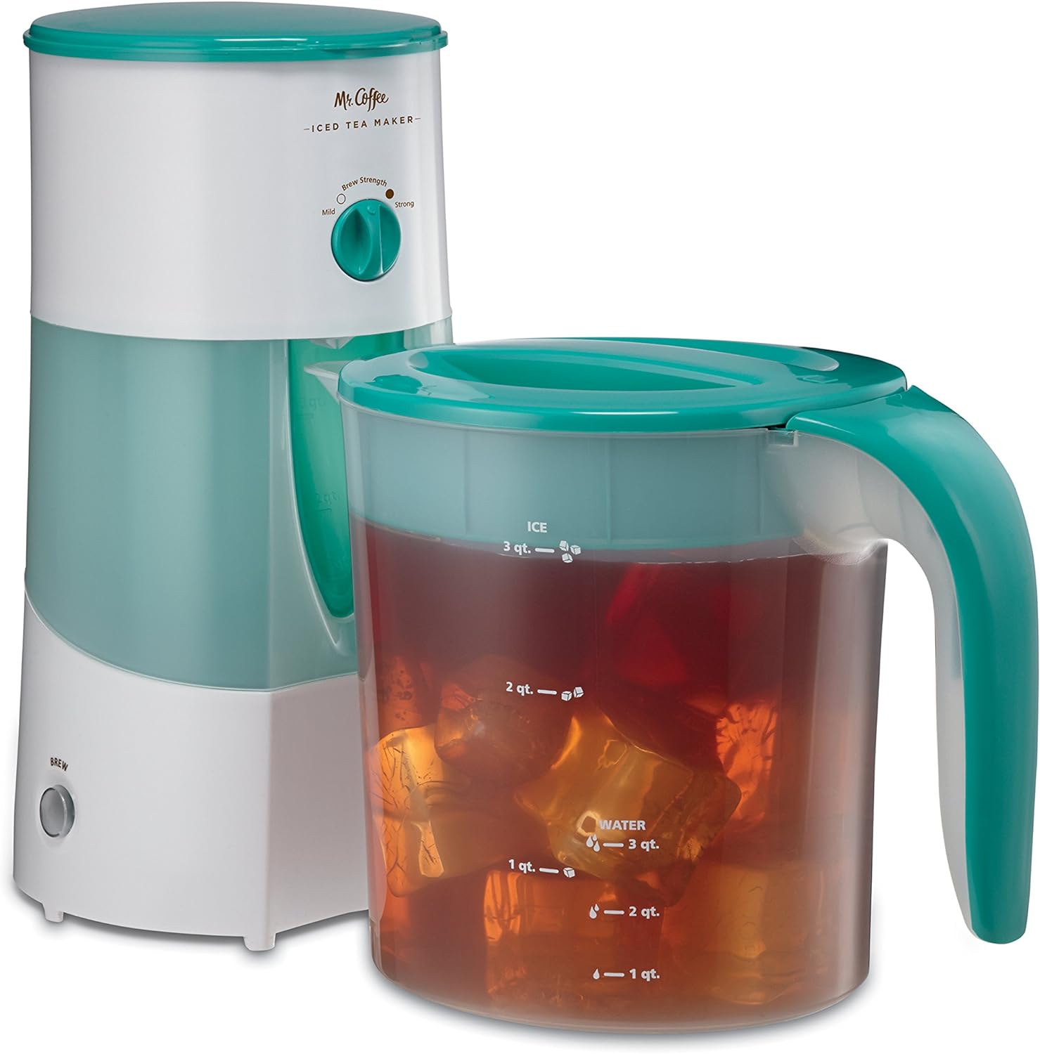 Mr. Coffee 3-Quart Adjustable Brew Strength Iced Tea Maker