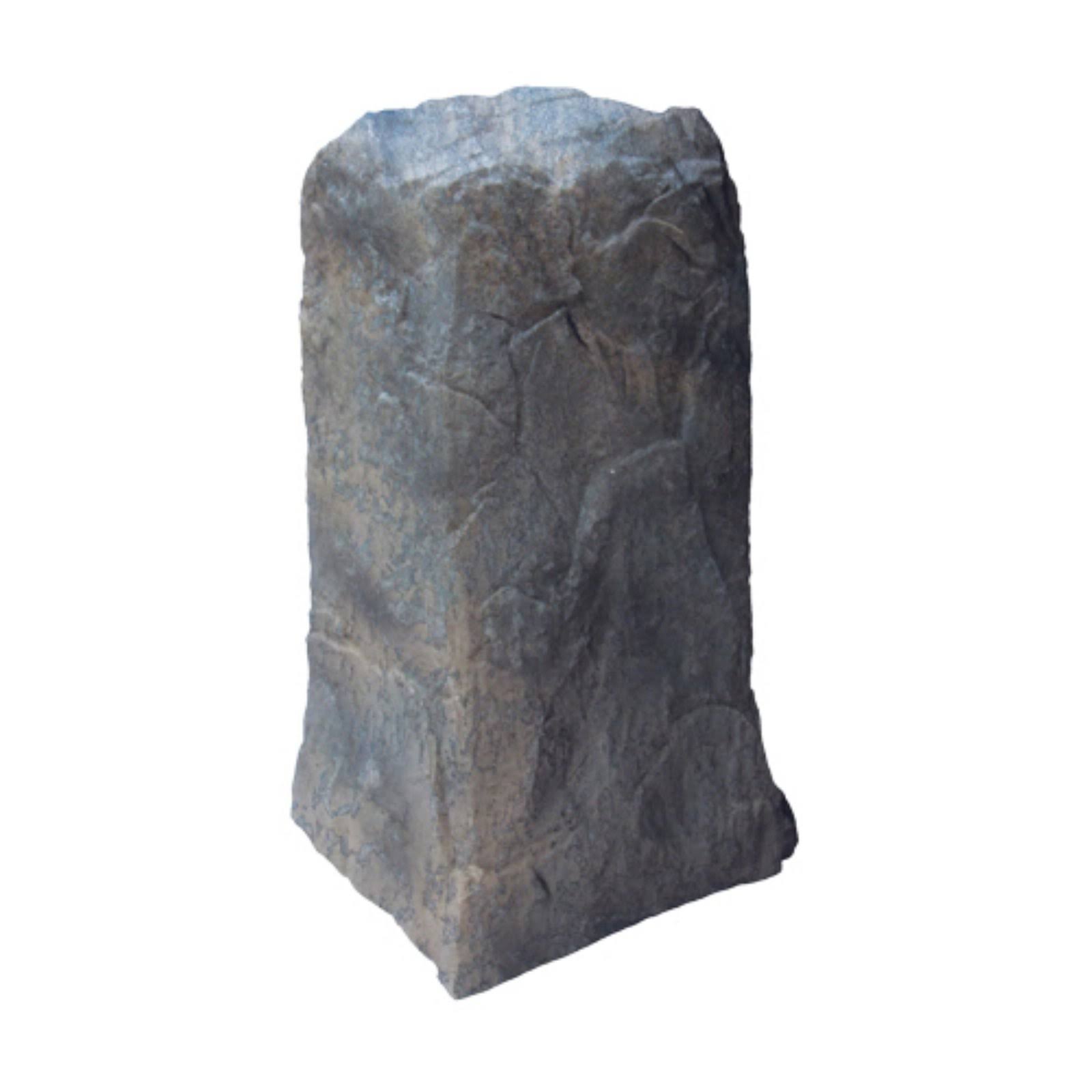 Emsco Tall Monolith Utility Cover Resin Landscape Rock Natural Rock