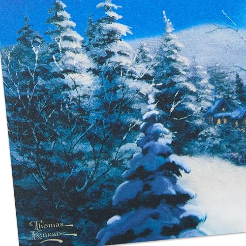 Hallmark Boxed Christmas Cards, Snowy Wreath (40 Cards and Envelopes)