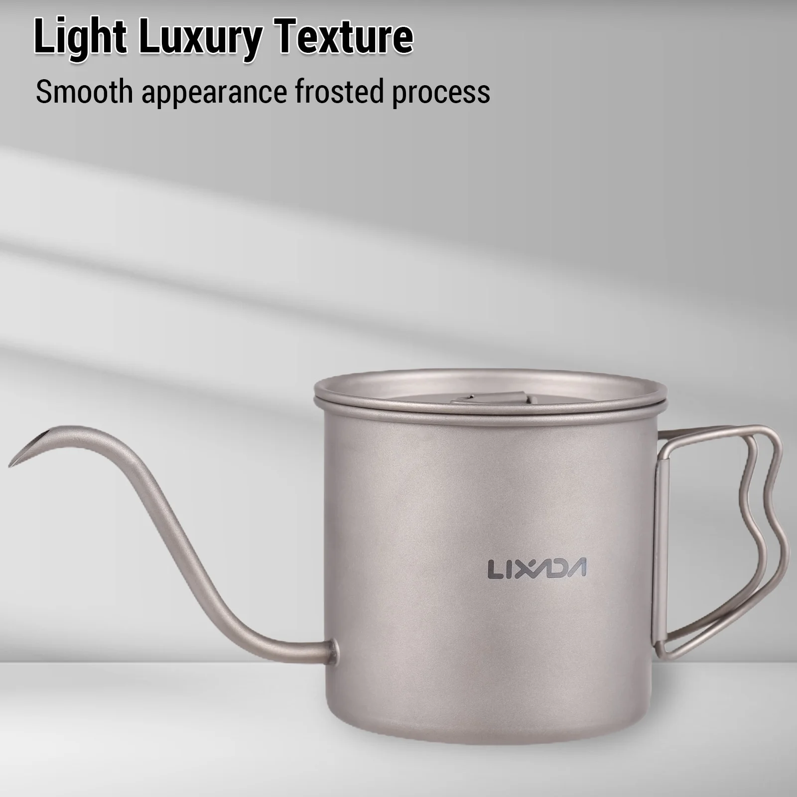 Lixada Coffee Maker Gooseneck Pour Over Kettle Mini Tea Water Pot