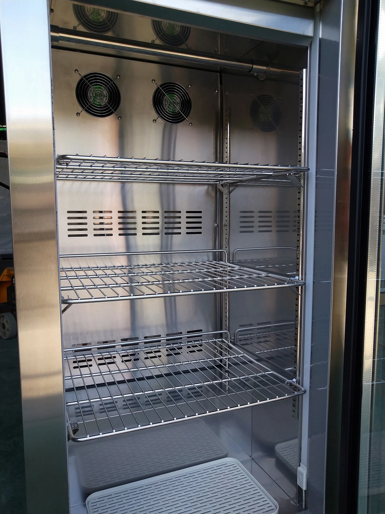 Kolice Commercial Dry Aging Beef Fridge Showcase, Steak Aging Cabinet, Beef Display Fridge-268L,4 Tiers