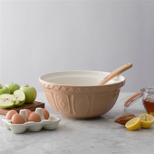 Mason Cash Cane Collection Beige 29 cm Chip Resistant Earthenware Mixing Bowl