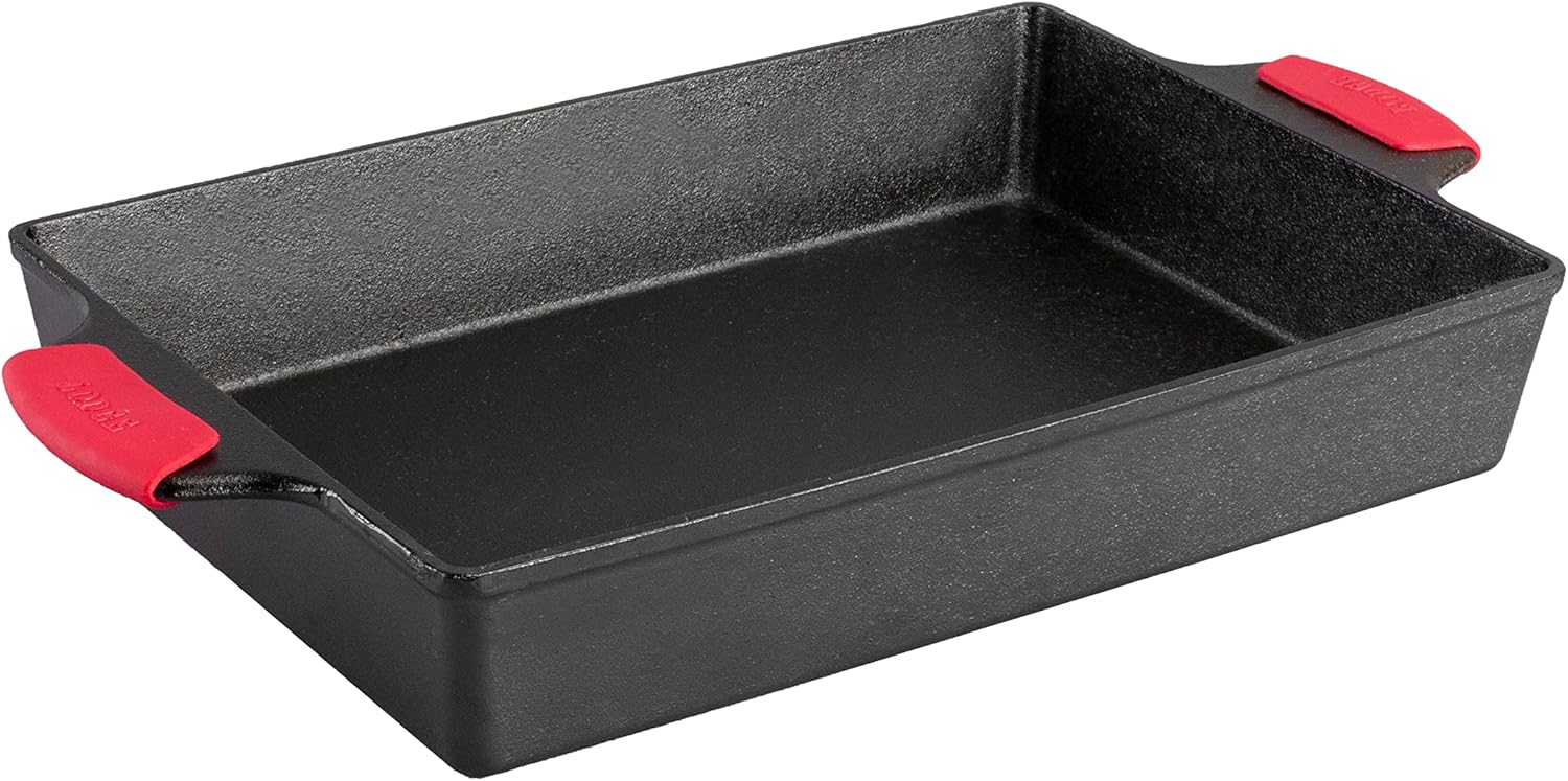 Lodge Seasoned Cast Iron 9 X 13 Inch Casserole Black Bw13c (Bw13ca1)