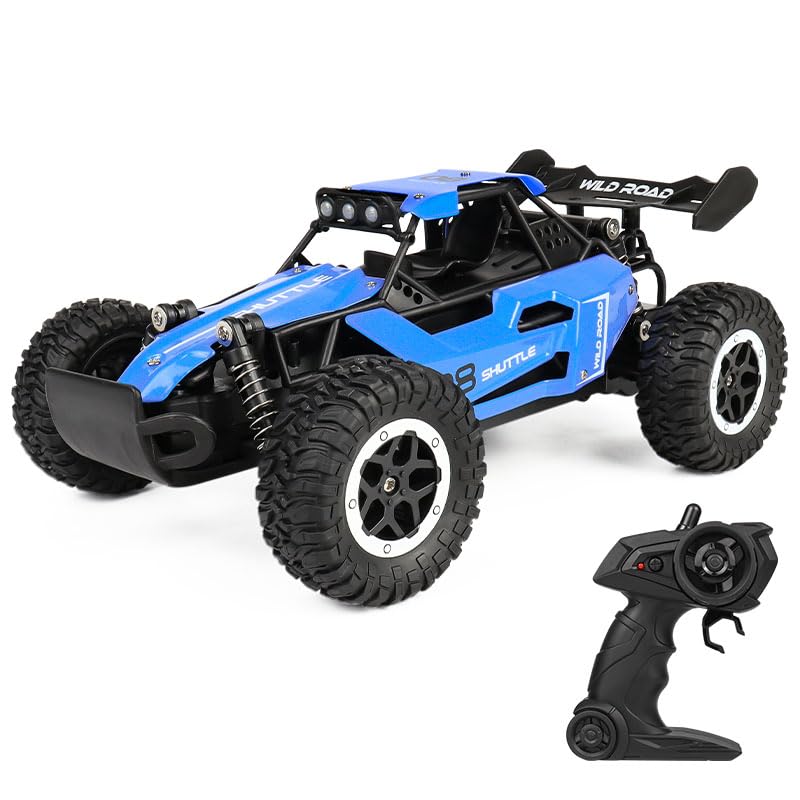 2.4G Remote Control Car, RC Cars Toys，Alloy Off - Road Truck with LED Lights, 20km/h Speed, Suitable for Ages 3+, Ideal Gift for Boys and Girls