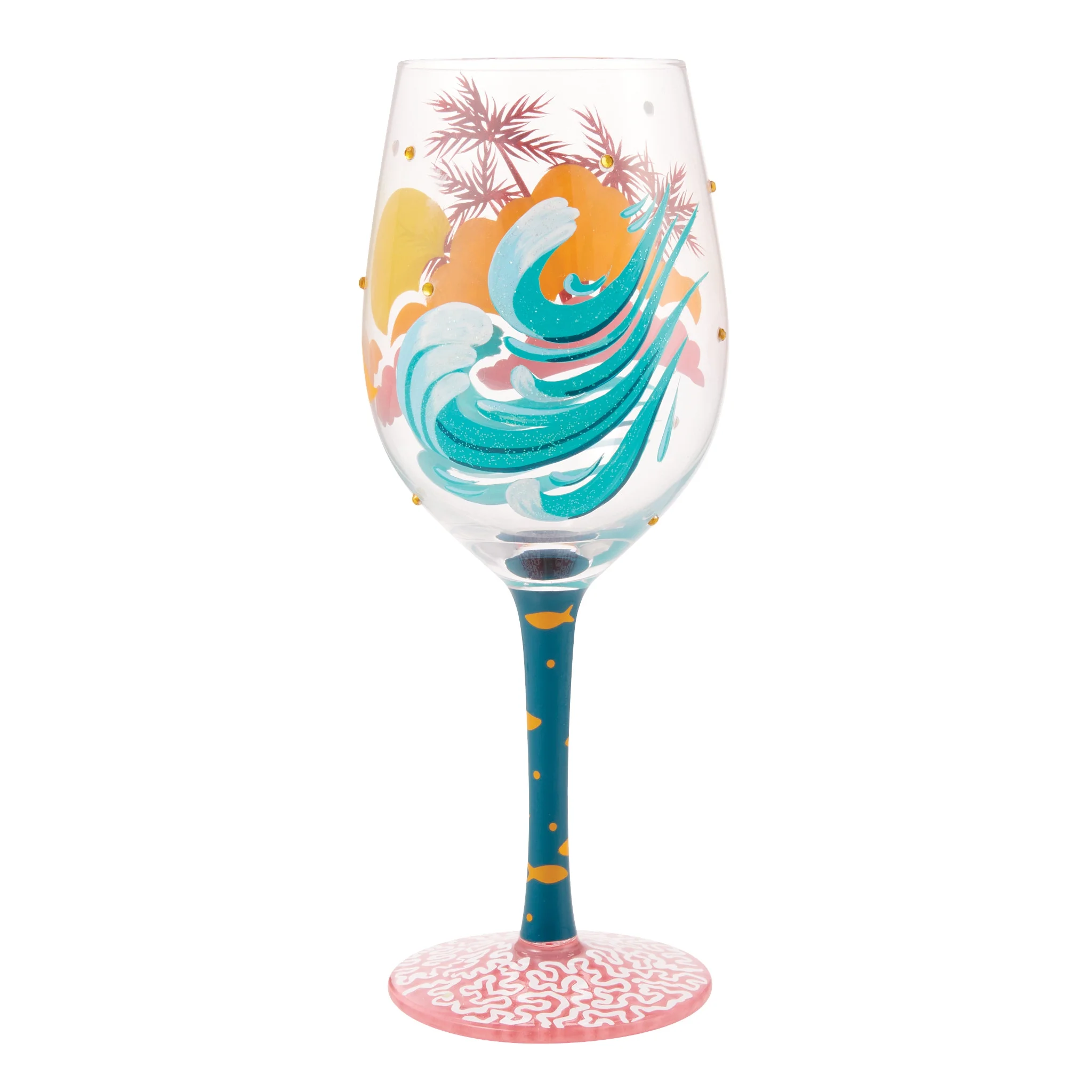 Lolita Tropcial Getaway Wine Glass