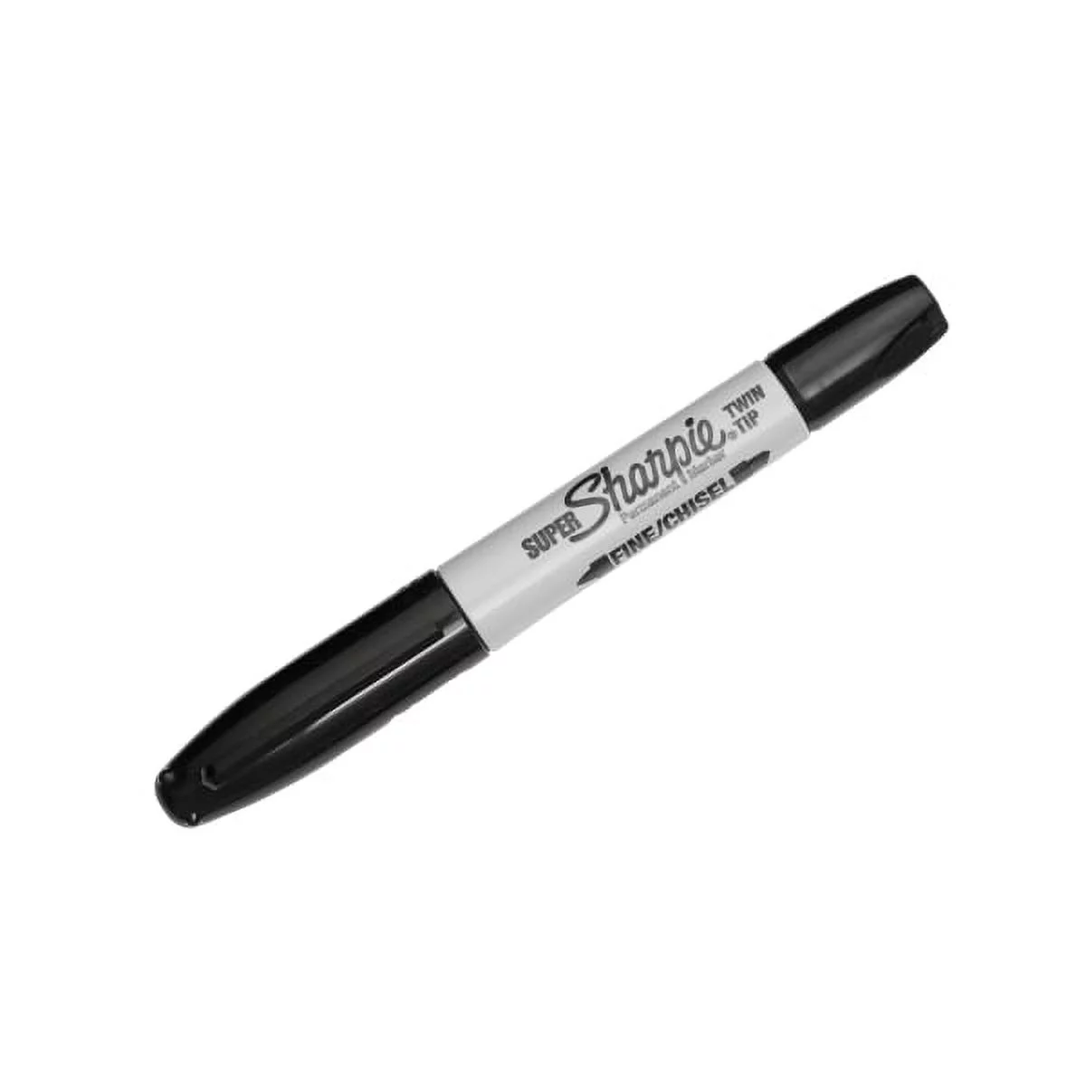 SHARPIE Twin Tip Permanent Marker,Black,PK12 36201