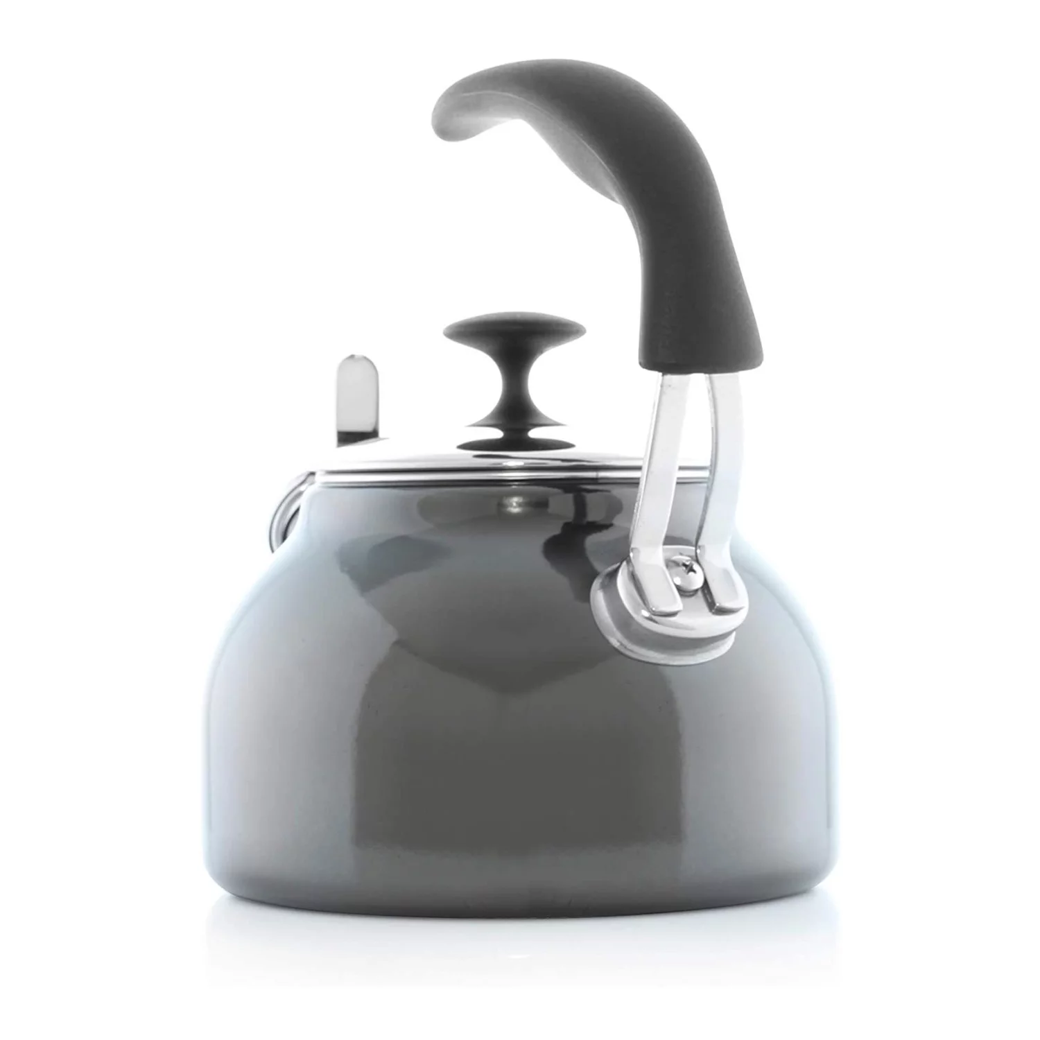 Chantal Ceylon 37-BEND ME 1.6-Quart Enamel-on-Steel Ceylon Tea kettle (Onyx)