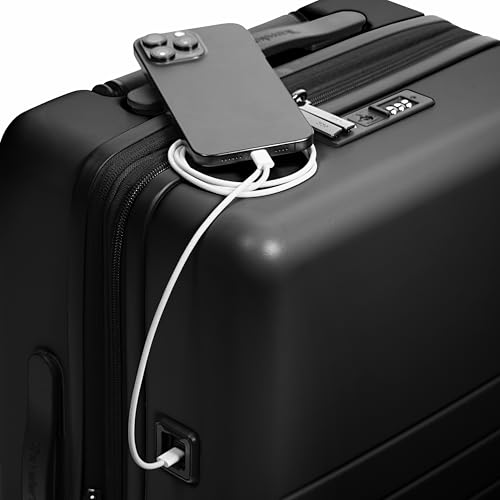 Traveler's Choice Markham Hardside Expandable Luggage with Double Spinner Wheels, Carry-On 21-Inch Suitcase, Green