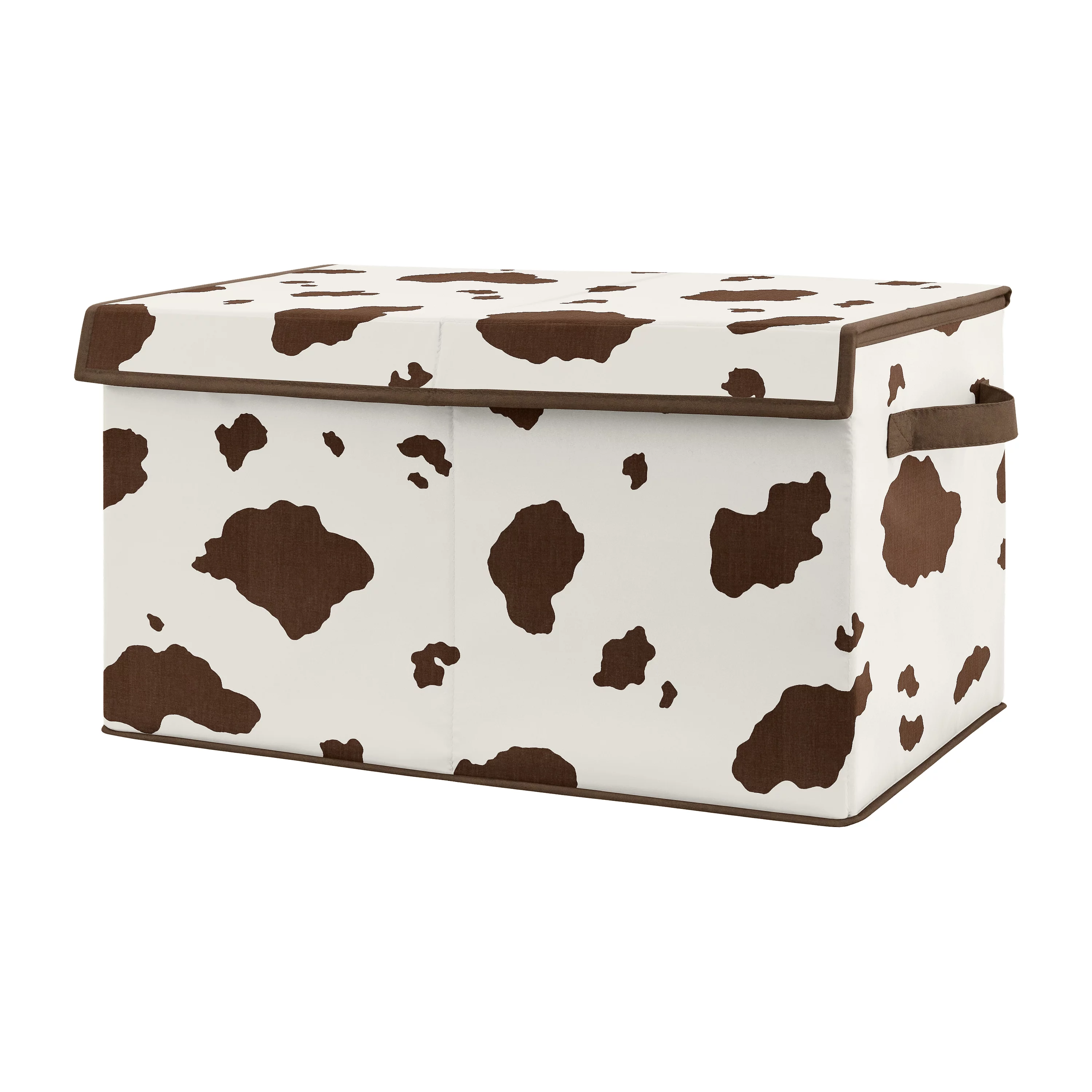 Wild West Cow Print Storage Fabric Toy Box by Sweet Jojo Designs