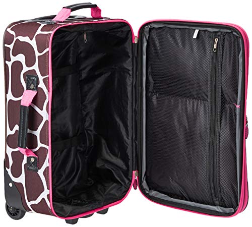 Rockland Fashion Softside Upright Luggage Set, Beach