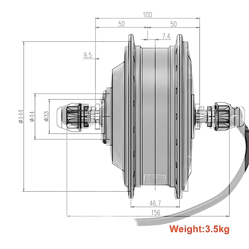 L-faster 36V 350W 48V 500W High Speed Bicycle Front Wheel Drive Brushless Gear Hub Motor Kit with Thumb LCD