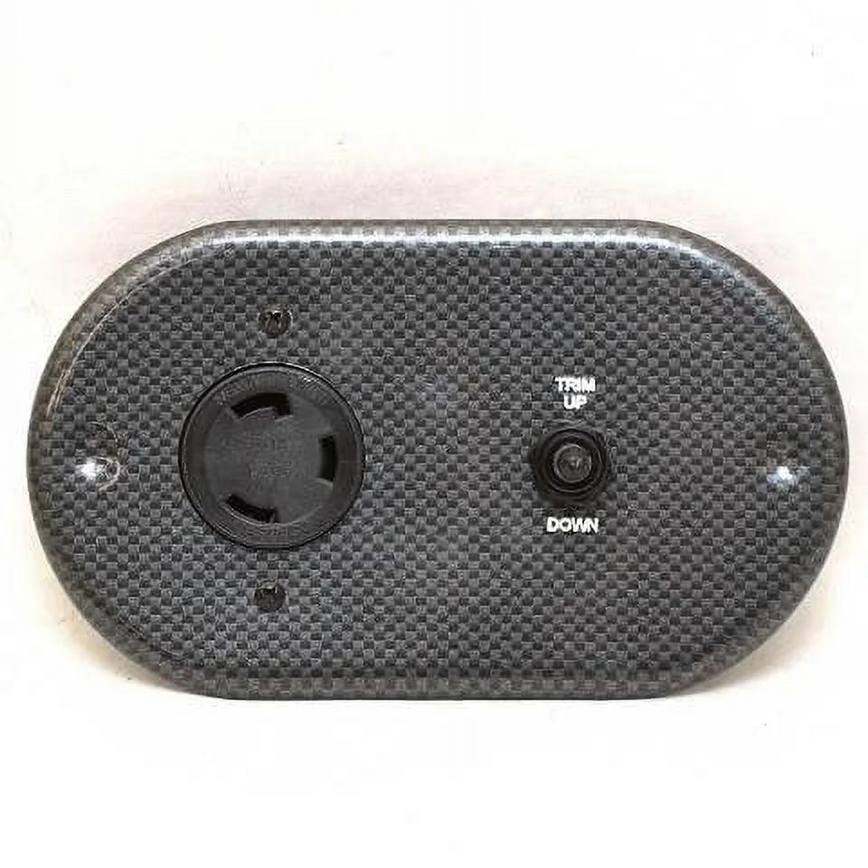 Lowe Boat Trolling Motor Panel J61105-46 | 7 1/8 x 4 1/8 Inch 30A 125V